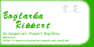 boglarka rippert business card